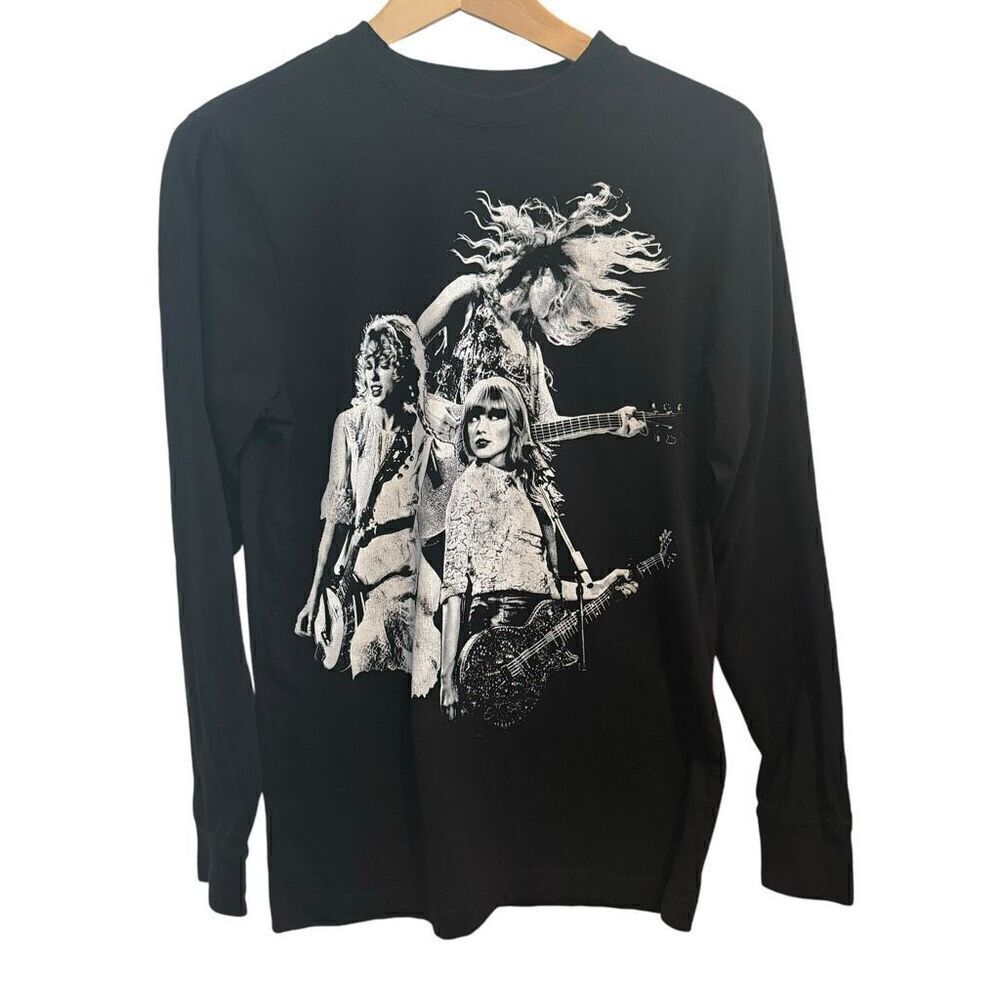 Taylor Swift The Eras Tour 2023 Black Long Sleeve Concert T-Shirt Size S
